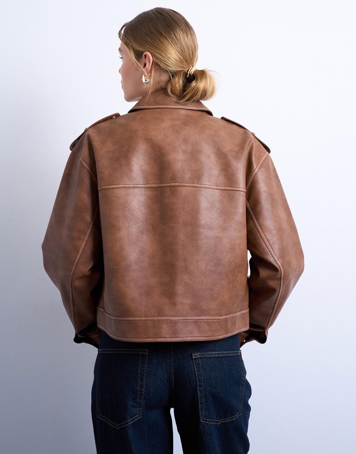 TSMADISON FAUX BIKER JACKET